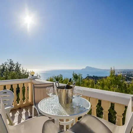 Altavista With Sea View In Hills Willa Altea