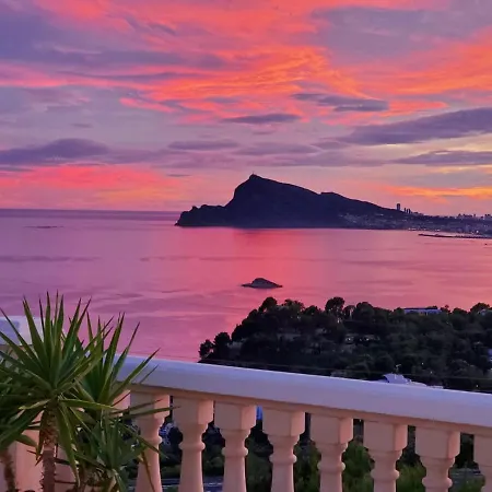 Altavista With Sea View In Hills Willa Altea
